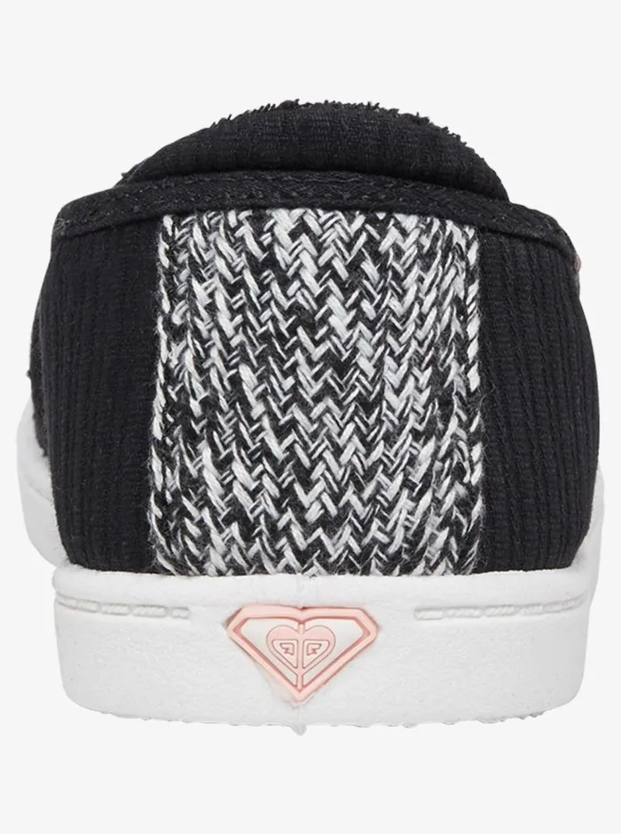Roxy Sneakers Minnow SlipOn Shoes Black 8211 Women Roxy Sneakers Minnow SlipOn Shoes Black 8211 Women