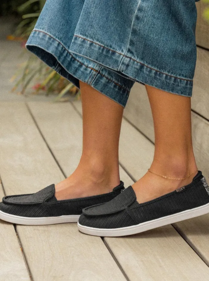 Roxy Sneakers Minnow SlipOn Shoes Black 8211 Women Roxy Sneakers Minnow SlipOn Shoes Black 8211 Women