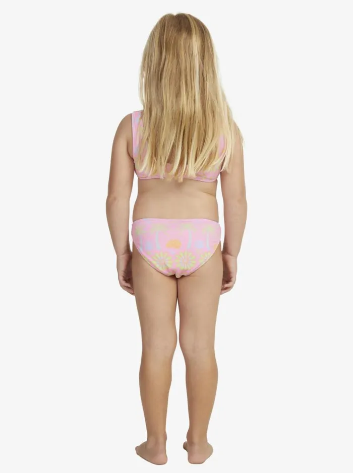 Roxy Swim Girl039s 27 Beach Day Together Two Piece Bralette Bikini Set Sachet Pink Beachy Bebe 8211 Kids