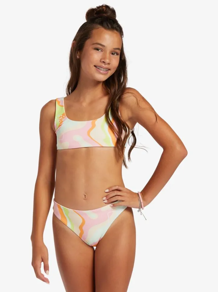 Roxy Swim Girl039s 416 Hibiscus Reversible Two Piece Bikini Set For Girls Ambroisia Hibiscus Hype 8211 Kids Roxy Swim Girl039s 416 Hibiscus Reversible Two Piece Bikini Set For Girls Ambroisia Hibiscus Hype 8211 Kids