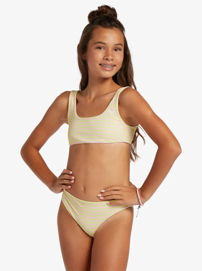 Roxy Swim Girl039s 416 Hibiscus Reversible Two Piece Bikini Set For Girls Ambroisia Hibiscus Hype 8211 Kids Roxy Swim Girl039s 416 Hibiscus Reversible Two Piece Bikini Set For Girls Ambroisia Hibiscus Hype 8211 Kids