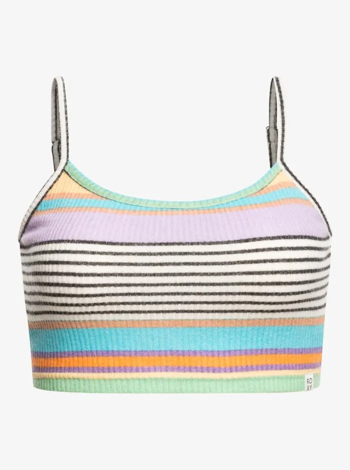 Roxy Tees and Tanks Best Time Of Day Rib Knit Top Anthracite Good Vibration 8211 Women