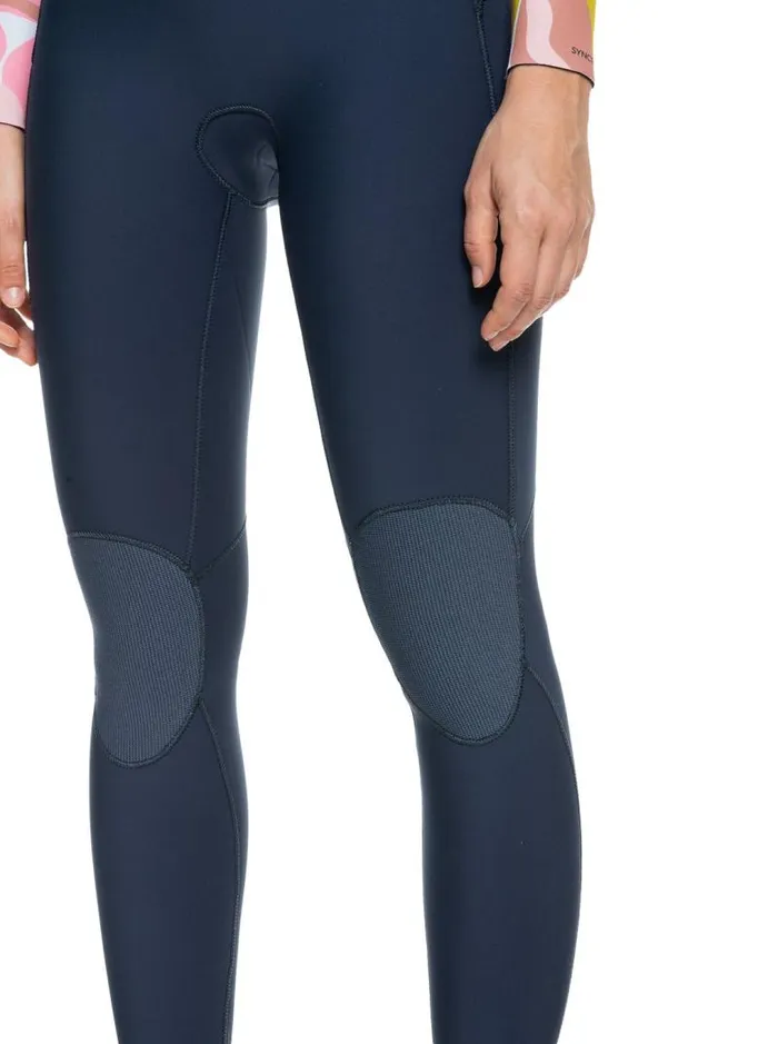 Roxy Wetsuits 32mm Syncro 8211 Chest Zip Wetsuit For Women Jet Grycoral Flmetemple Gold 8211 Women