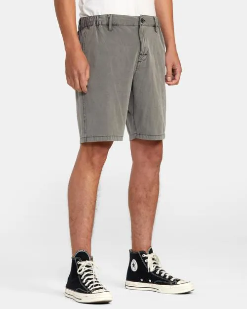 Rvca All Time Coastal Rinsed Hybrid 19034 Shorts Pirate Black Men Shorts and Hybrids