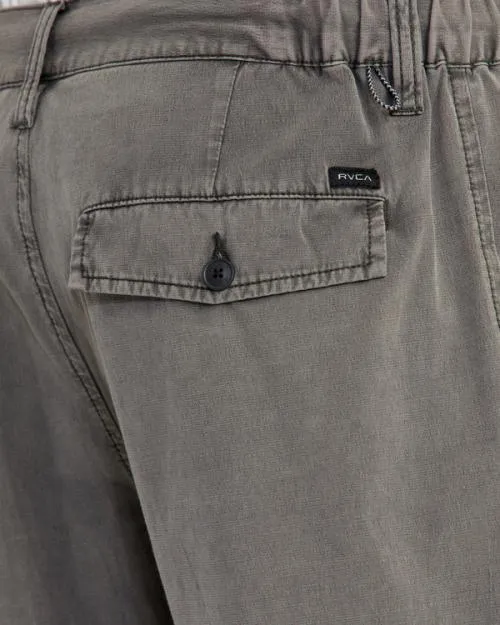 Rvca All Time Coastal Rinsed Hybrid 19034 Shorts Pirate Black Men Shorts and Hybrids