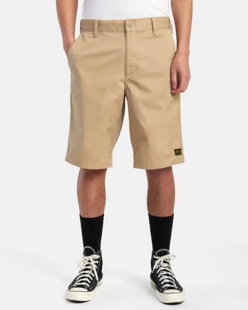 Rvca Americana Walkshorts 22034 Khaki Men Shorts and Hybrids