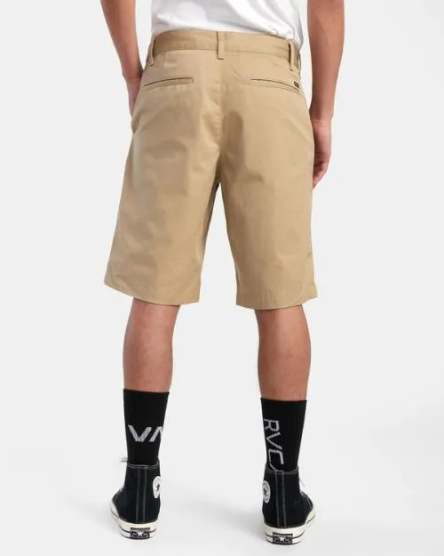 Rvca Americana Walkshorts 22034 Khaki Men Shorts and Hybrids