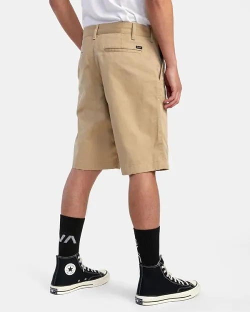 Rvca Americana Walkshorts 22034 Khaki Men Shorts and Hybrids