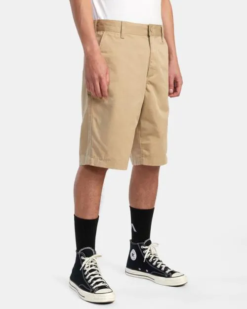 Rvca Americana Walkshorts 22034 Khaki Men Shorts and Hybrids