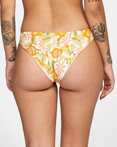 Rvca Avant Gardner Bikini Bottoms White Women Bikini Bottoms