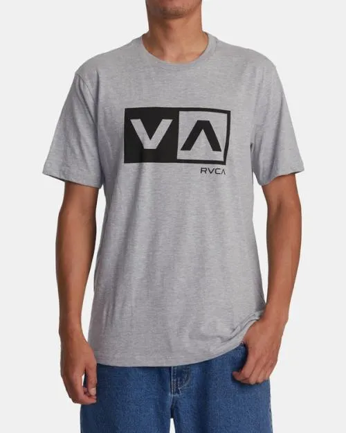Rvca Balance Box Short Sleeve TShirt Athletic Heather Men Tees and Tanks