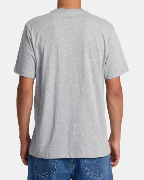 Rvca Balance Box Short Sleeve TShirt Athletic Heather Men Tees and Tanks