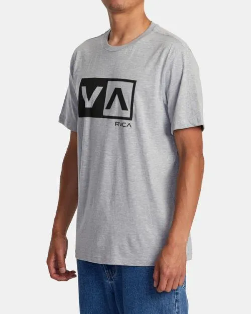 Rvca Balance Box Short Sleeve TShirt Athletic Heather Men Tees and Tanks