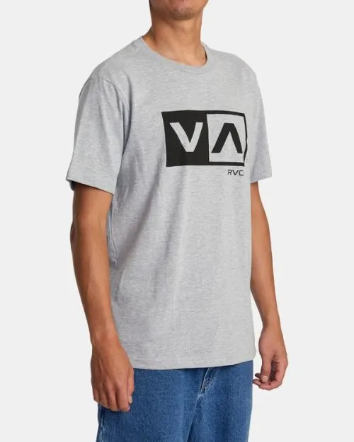 Rvca Balance Box Short Sleeve TShirt Athletic Heather Men Tees and Tanks