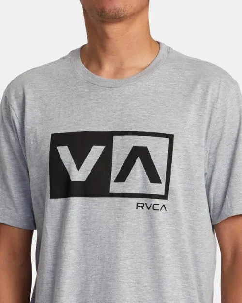 Rvca Balance Box Short Sleeve TShirt Athletic Heather Men Tees and Tanks