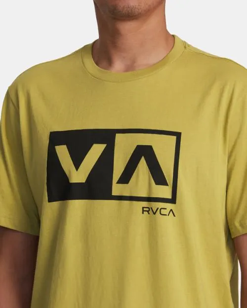 Rvca Balance Box Short Sleeve TShirt Avocado Men Tees and Tanks