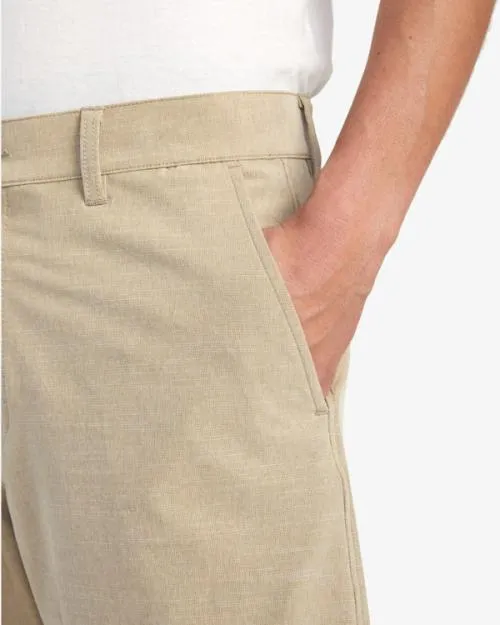Rvca Balance Hybrid 20034 Shorts Khaki Men Shorts and Hybrids