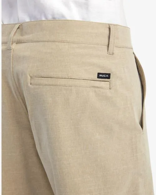 Rvca Balance Hybrid 20034 Shorts Khaki Men Shorts and Hybrids