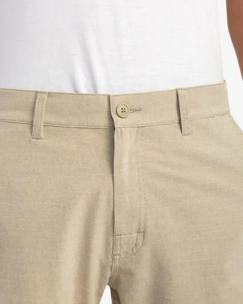 Rvca Balance Hybrid 20034 Shorts Khaki Men Shorts and Hybrids