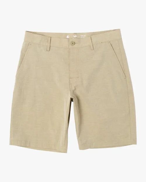 Rvca Balance Hybrid 20034 Shorts Khaki Men Shorts and Hybrids