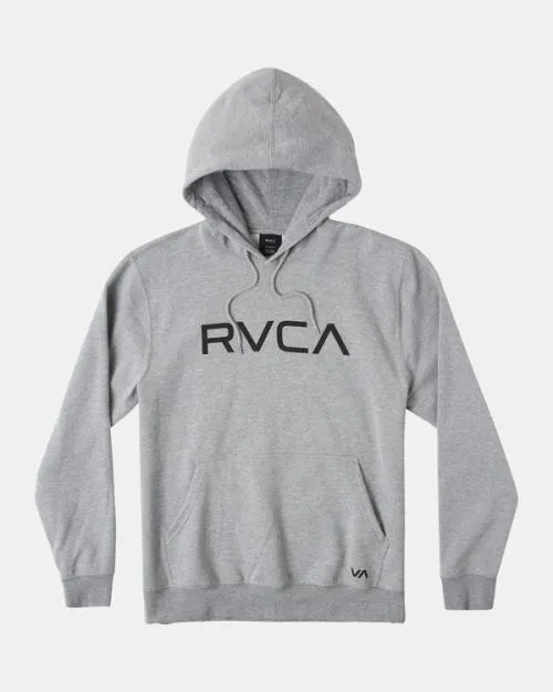 Rvca Big Pullover Hoodie Athletic Heather Men Hoodies and Sweatshirts