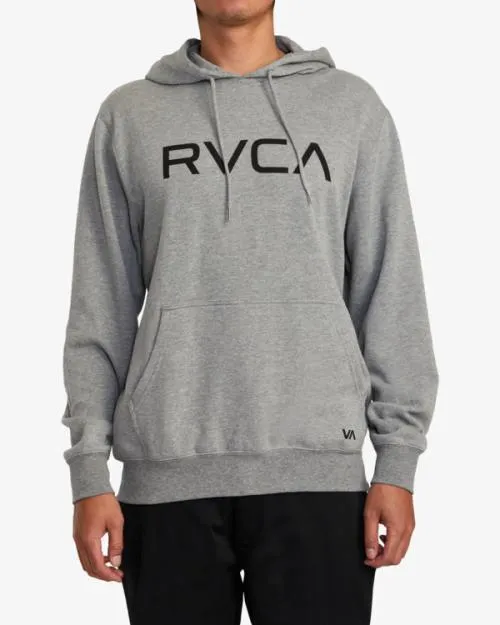 Rvca Big Pullover Hoodie Athletic Heather Men Hoodies and Sweatshirts