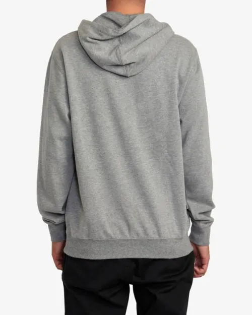 Rvca Big Pullover Hoodie Athletic Heather Men Hoodies and Sweatshirts
