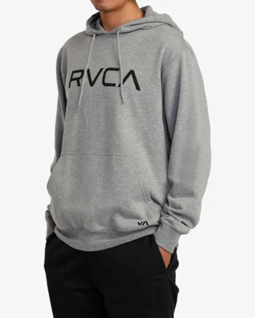 Rvca Big Pullover Hoodie Athletic Heather Men Hoodies and Sweatshirts