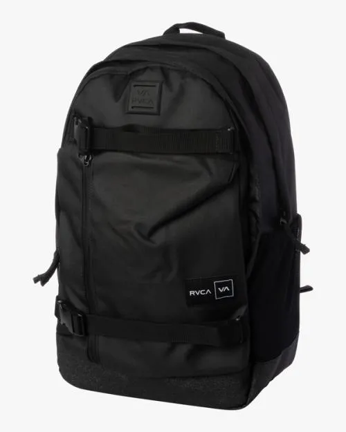 Rvca Curb Skate 29 L Skate Backpack Black BoysWomenMen Backpacks and Bags