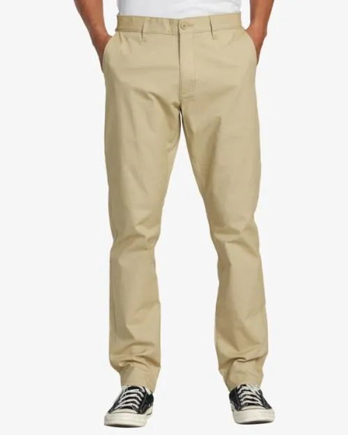 Rvca Daggers Tech Technical Chinos Khaki Men Pants