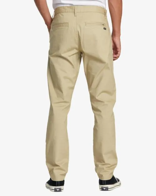 Rvca Daggers Tech Technical Chinos Khaki Men Pants