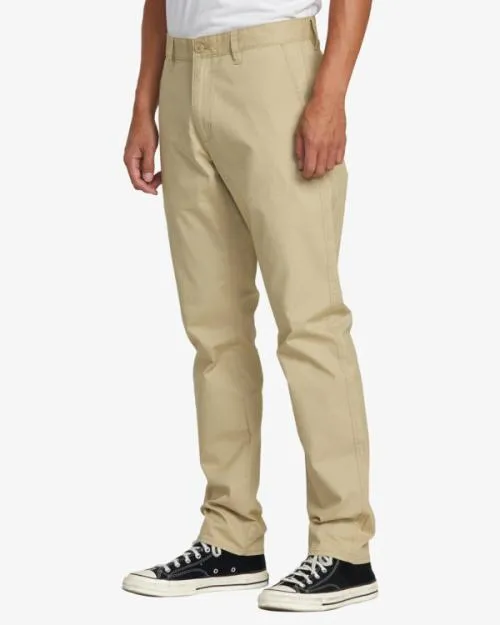 Rvca Daggers Tech Technical Chinos Khaki Men Pants