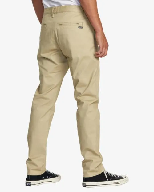 Rvca Daggers Tech Technical Chinos Khaki Men Pants