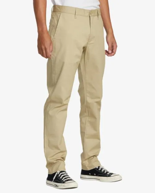 Rvca Daggers Tech Technical Chinos Khaki Men Pants