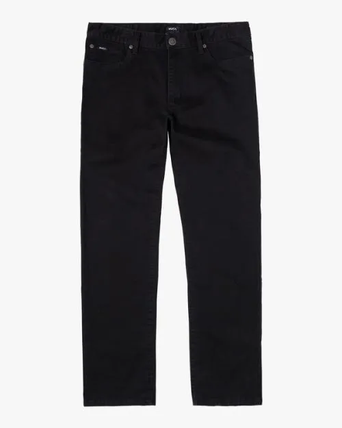Rvca Daggers Twill Slim Fit Pants Black Men Pants