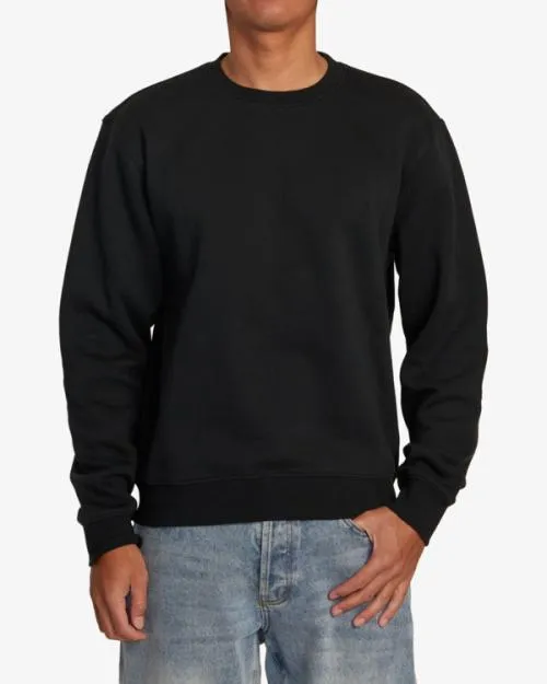 Rvca Dayshift Sweatshirt Rvca Black Men Hoodies and Sweatshirts