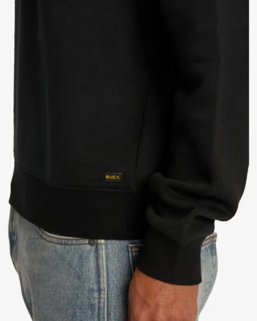 Rvca Dayshift Sweatshirt Rvca Black Men Hoodies and Sweatshirts
