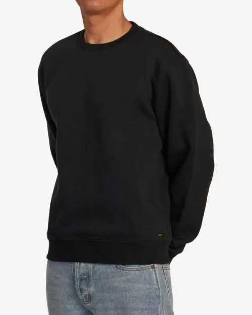Rvca Dayshift Sweatshirt Rvca Black Men Hoodies and Sweatshirts