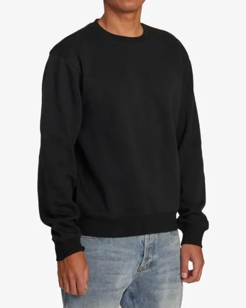 Rvca Dayshift Sweatshirt Rvca Black Men Hoodies and Sweatshirts