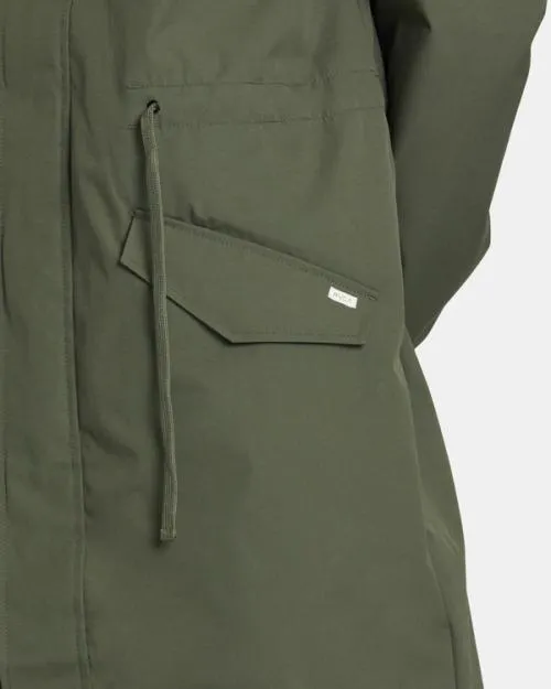 Rvca Fishtail Raincoat Cactus Men Jackets