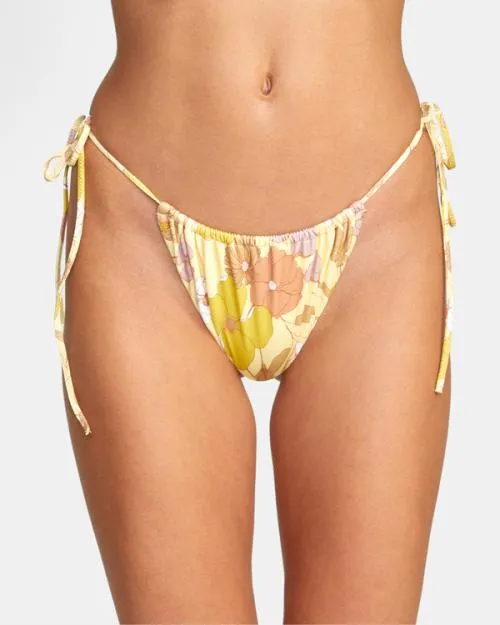 Rvca Haze Slide Tie Side Bikini Bottoms Multi Women Bikini Bottoms