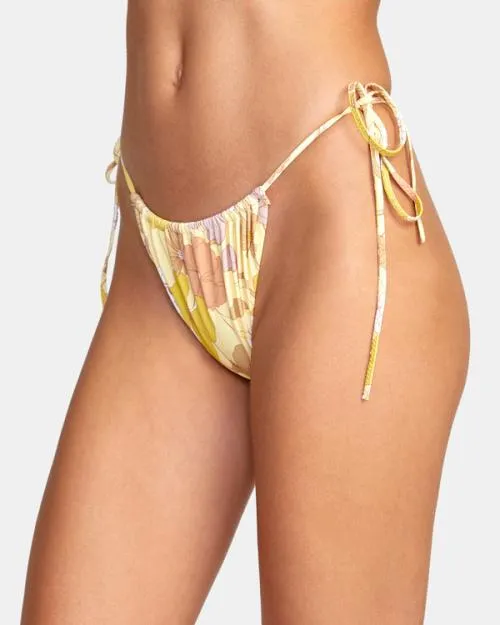 Rvca Haze Slide Tie Side Bikini Bottoms Multi Women Bikini Bottoms
