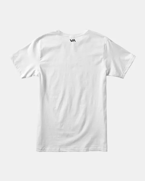 Rvca Icon Tee White SportMen Short Sleeves