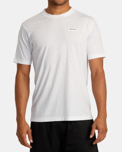 Rvca Icon Tee White SportMen Short Sleeves