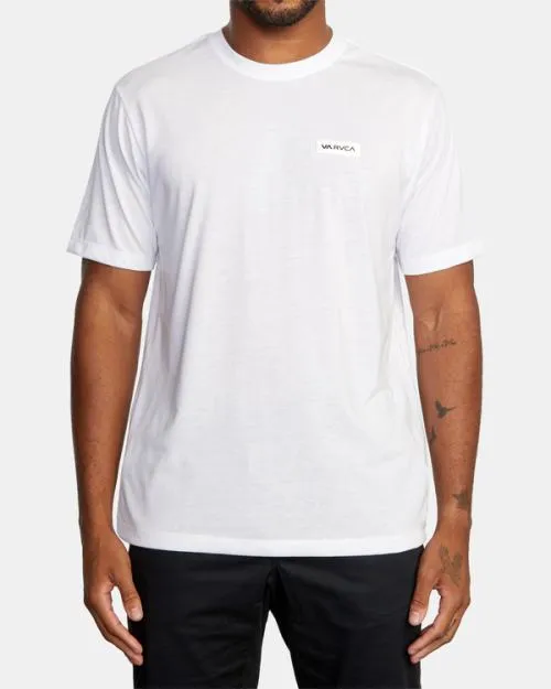 Rvca Icon Tee White SportMen Short Sleeves