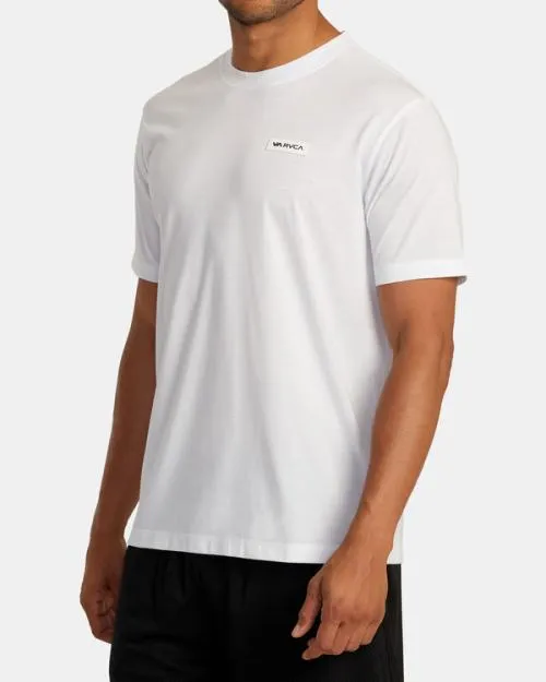 Rvca Icon Tee White SportMen Short Sleeves