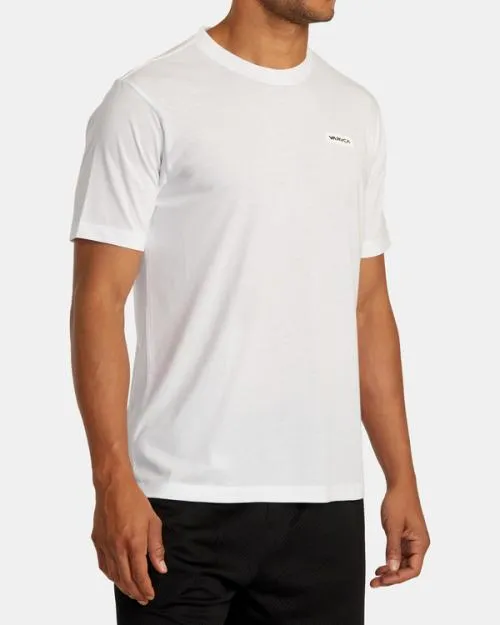 Rvca Icon Tee White SportMen Short Sleeves