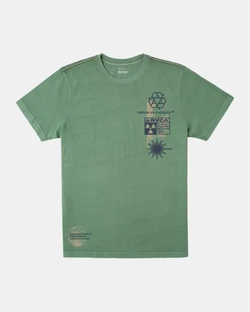 Rvca Infografik Tee Verdite Men Short Sleeves