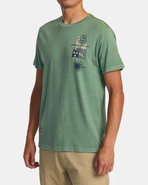Rvca Infografik Tee Verdite Men Short Sleeves