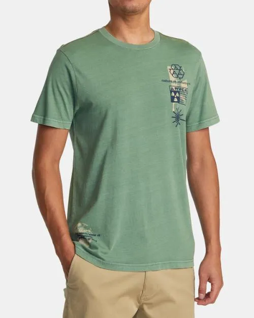 Rvca Infografik Tee Verdite Men Short Sleeves